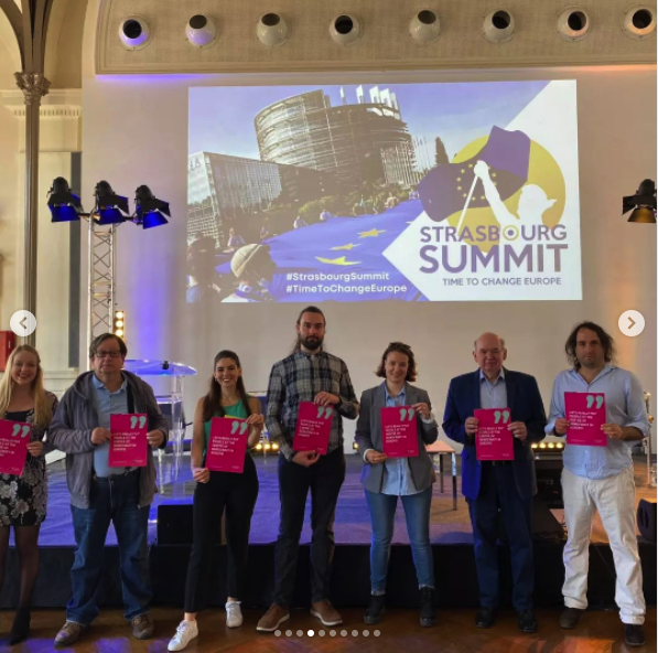 activists for democracy in strasbourg conference on the future of europe